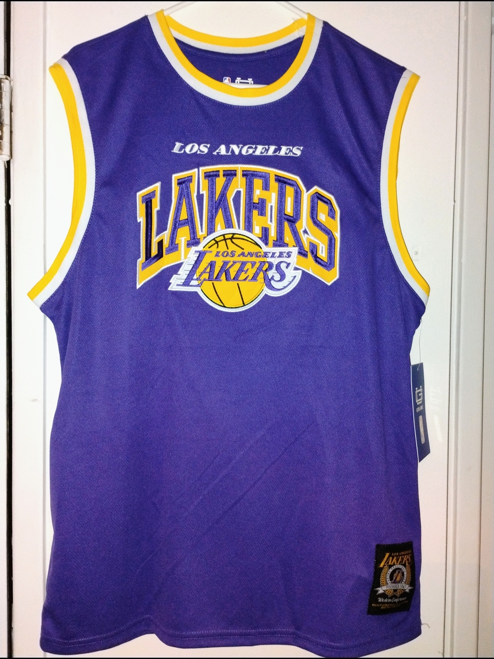 Purple & Gold Los Angeles Lakers NBA Size L